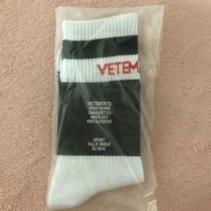 VETEMENTS Sexual Fantasies Socks